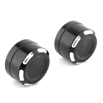 Rear Axle Bolt Nut Cap Cover for Harley Softail (2018-2023) Black/White
