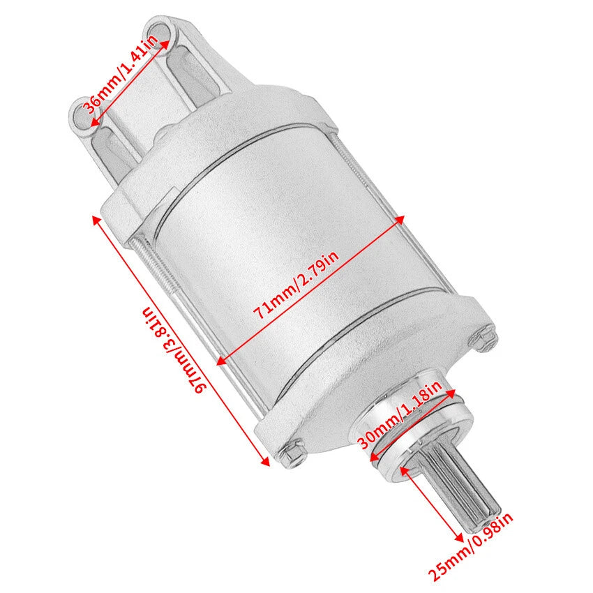 Starter for Suzuki LT-Z400 QuadSport 2009-2018