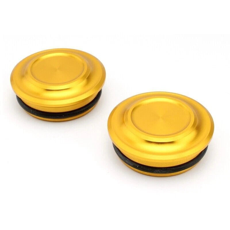 Aluminium Frame Plugs Covers 2 x Gold for Honda CMX 500 Rebel (2020-2021)