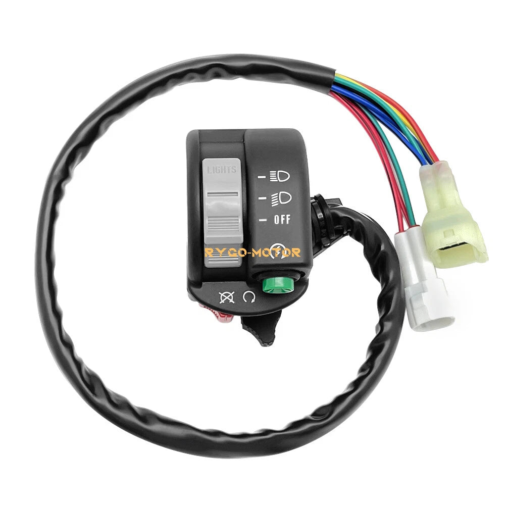 Handlebar Start Stop Kill Switch Headlight for Yamaha Big Bear 400 YFM400F (2007–2012)