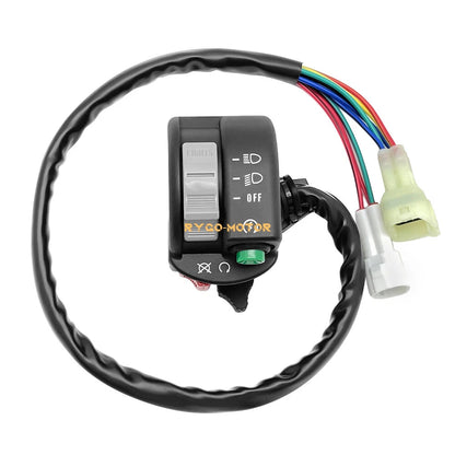 Handlebar Start Stop Kill Switch Headlight for Yamaha Big Bear 400 YFM400F (2007–2012)
