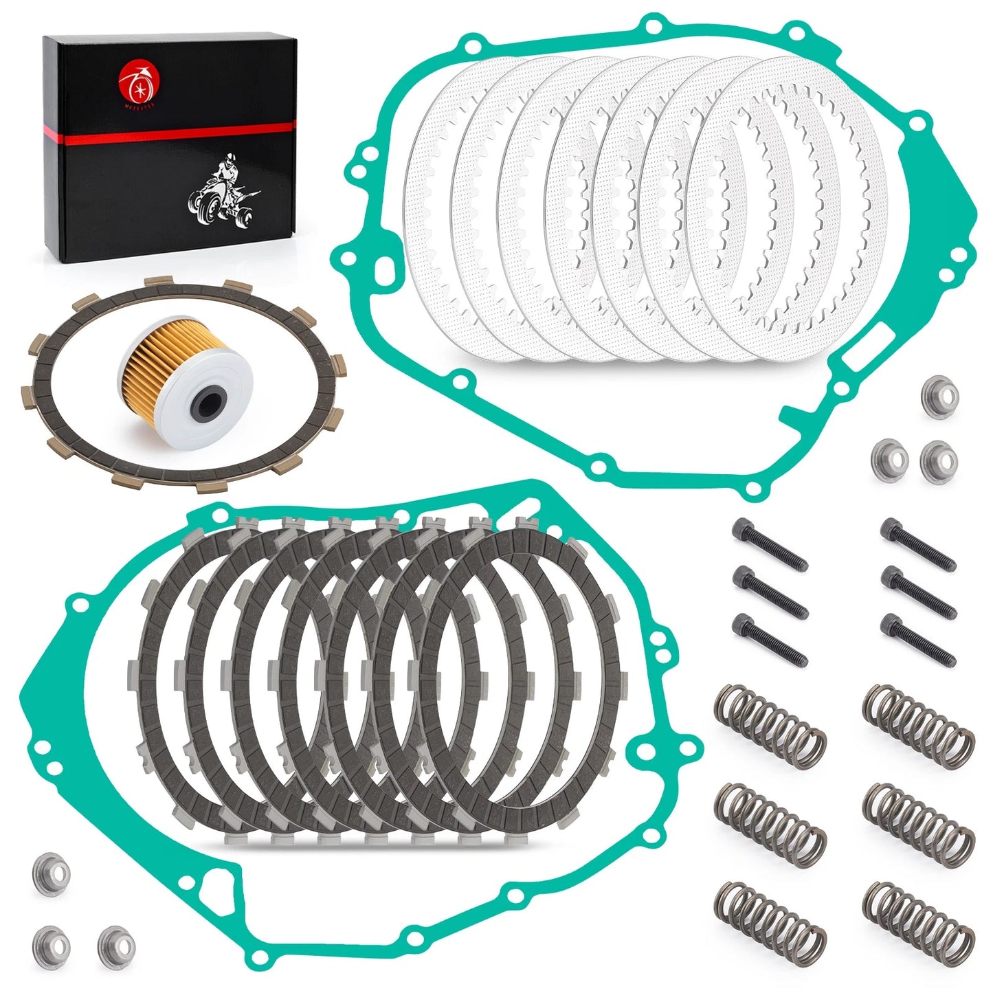 Clutch Friction Plates & Gaskets for Polaris Predator 500 (2003-2007)