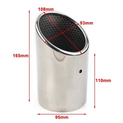Stainless Steel Rear Exhaust Pipe Tail Muffler Tip for Audi Q7 (2009-2021)