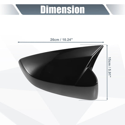 Rearview Mirror Cover Overlay Gloss Black for Subaru BRZ (2012-2020)