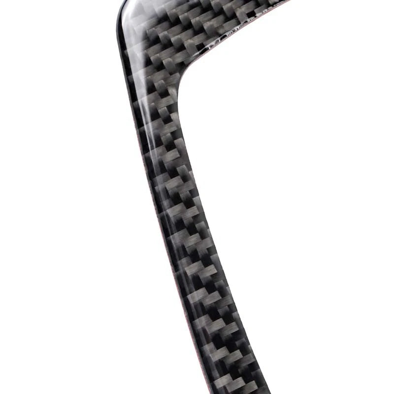 Carbon Fiber Center Console Gear Shift Knob Cover Trim Fit For BMW Z4 2009-2015