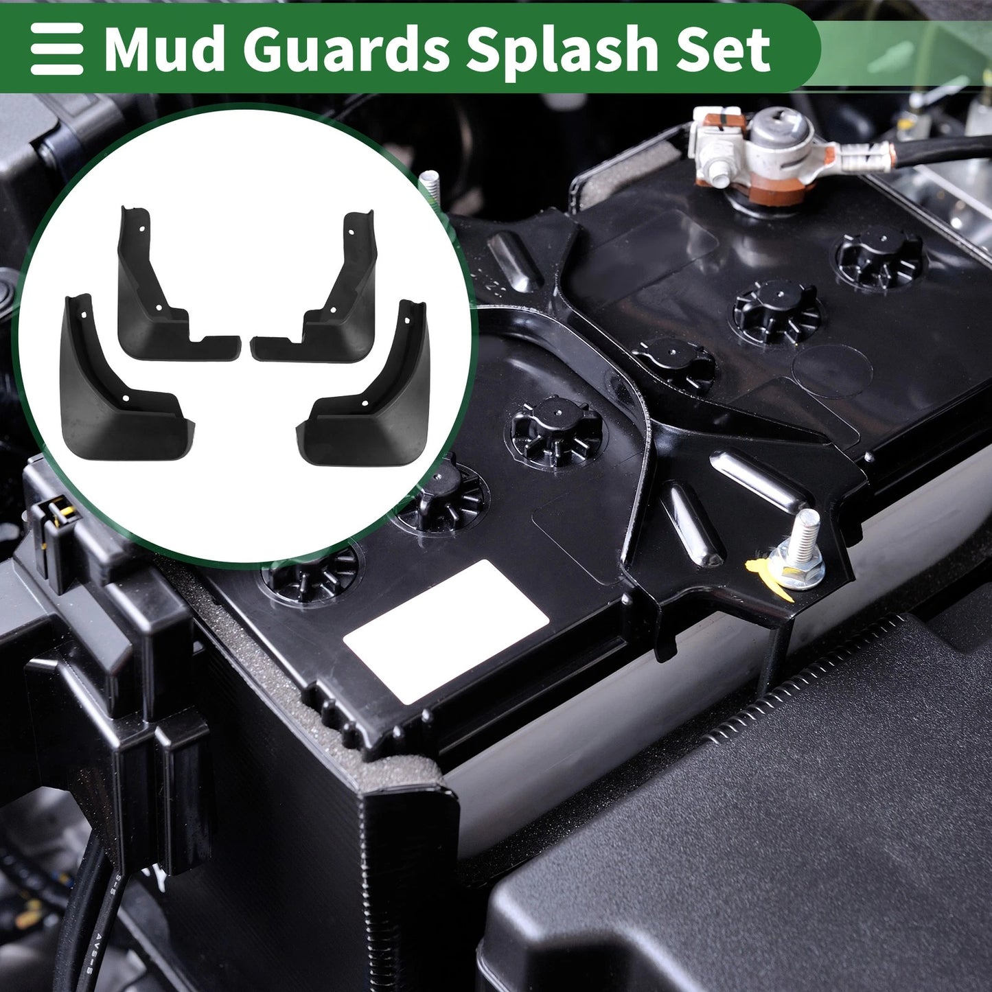 2 x Mud Flaps Splash Guards for Buick Excelle (2018–2021)
