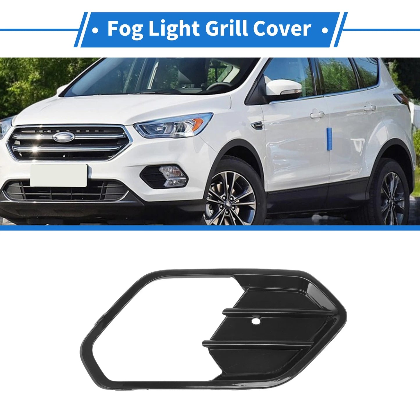 Front Right Fog Light Grill for Ford Escape (2017-2019)