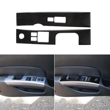 Carbon Fiber Door Window Switch Cover Trim fit for 03-08 Nissan 350Z