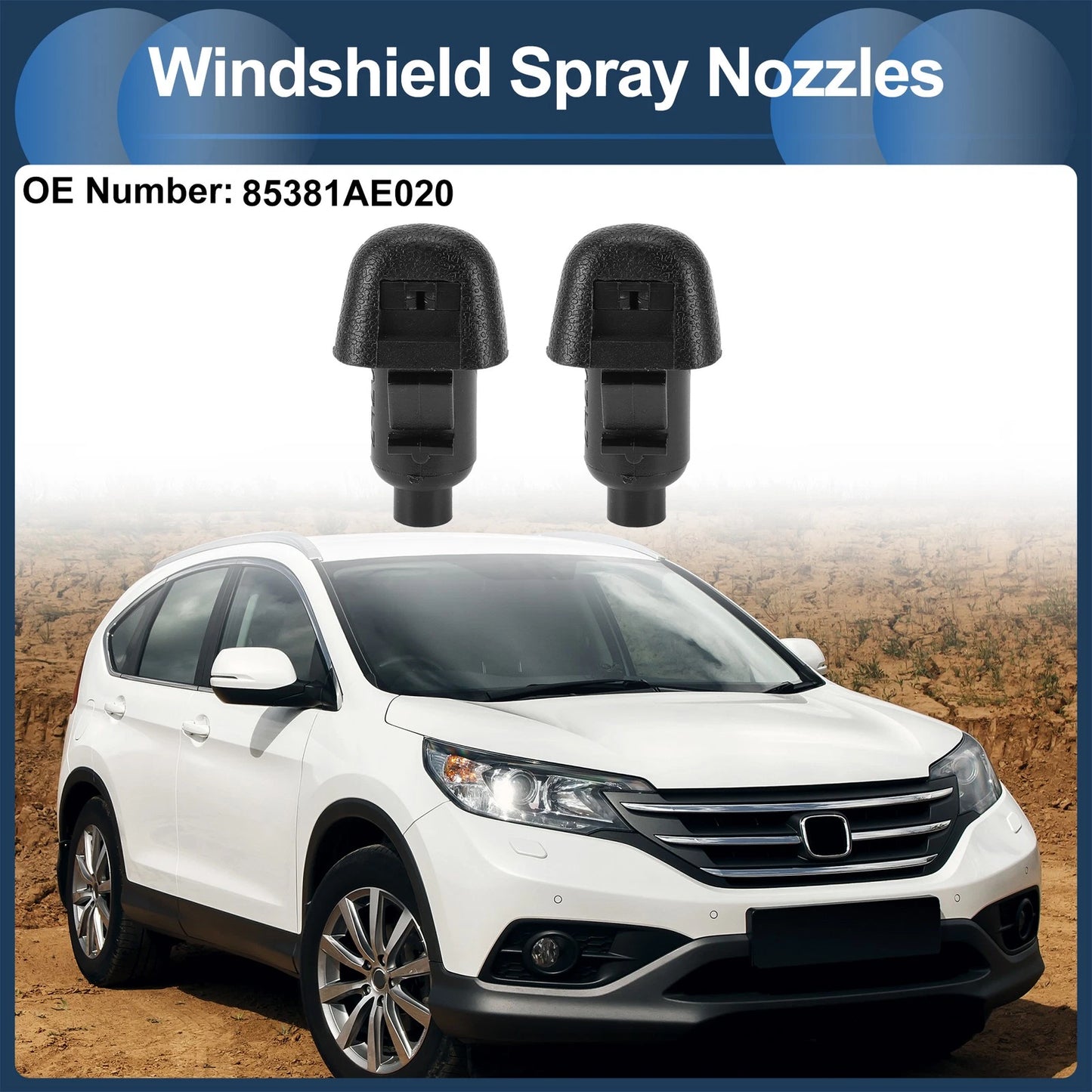 Windshield Washer Nozzle & 1.2m Hose for Toyota
