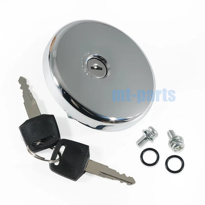 Fuel Gas Tank Cap Cover Keys for Kawasaki VN1600 Vulcan 1600 Classic (2003-2008)