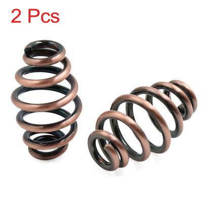 2pcs 82mm Bronze Tone Motorcycle Solo Seat Springs for Harley Davidson