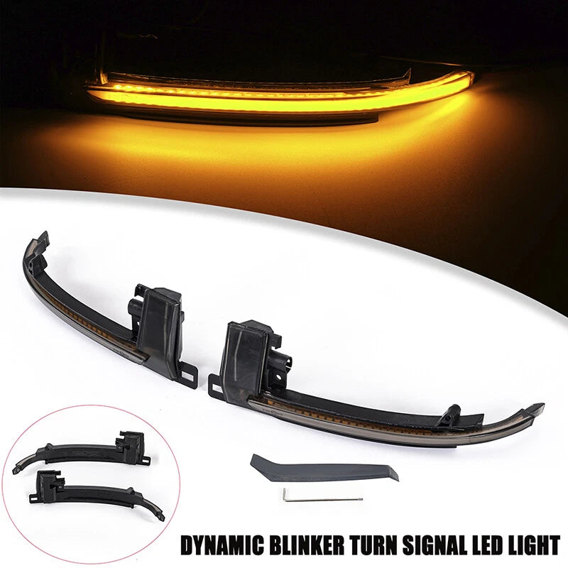 Sequential LED Mirror Turn Signal Lights for Audi A3 A4 A5 A6 A8 (2006-2020) 2x