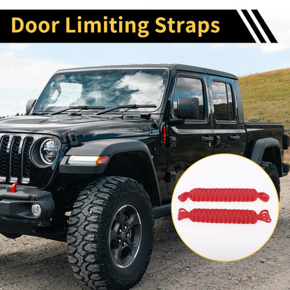 Door Limiting Straps for Jeep Wrangler TJ JK JKU (1997-2018)