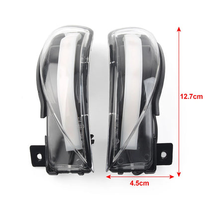 Clear Side Mirror Turn Signal Lights for Mazda 3 BL 08-14, 6 GH 07-15 (08-15)