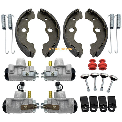 Front Brake Wheel Cylinders W Shoes Hole Plug for Honda TRX400FW Foreman 400