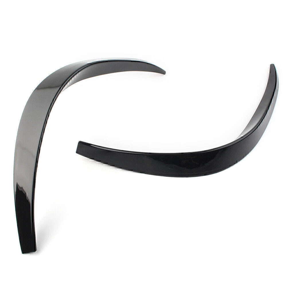 Black Front Bumper Splitter Spoiler Canard for Mercedes A-Class A260 (2019-2023)