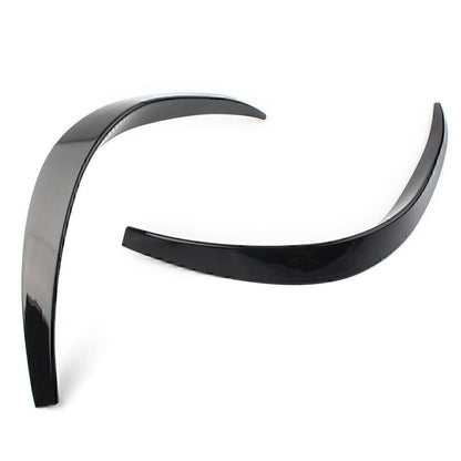 Black Front Bumper Splitter Spoiler Canard for Mercedes A-Class A260 (2019-2023)