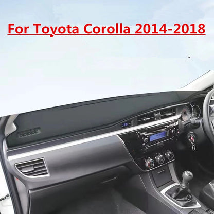 RHD Leather Dashboard Cover for Toyota Corolla (2014–2018)