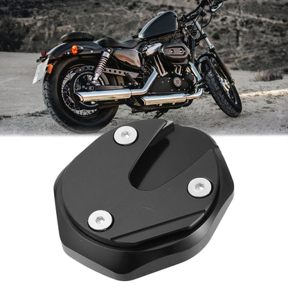 Kickstand Extension Side Stand Support Pad Set Black for Honda DAX (2023)