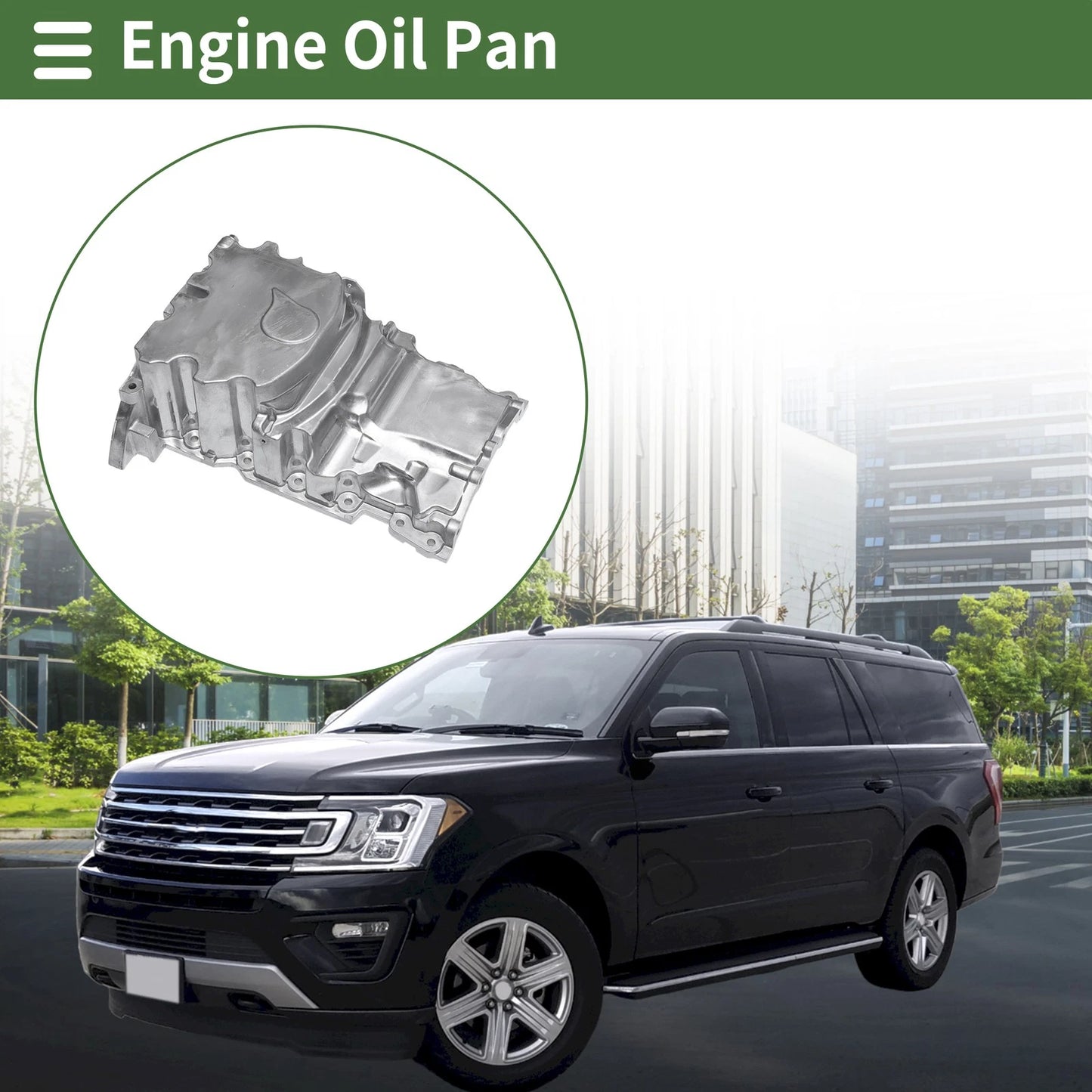 Engine Oil Pan for Ford Expedition 2015-2020 Aluminum 1 x Piece