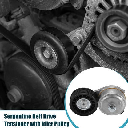 Drive Belt Tensioner Pulley Assembly Replacement for Chevrolet Express