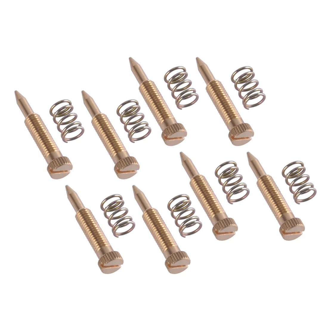 8pcs Idle Air Mixture Screws with Springs for Ford 2100 2150 4300 4350