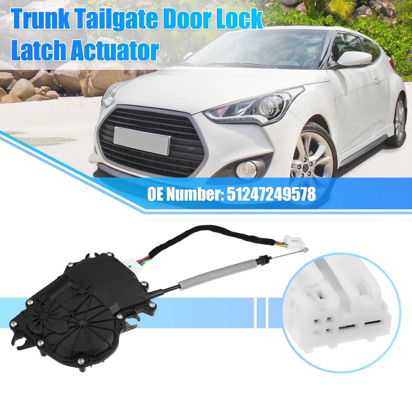 Rear Trunk Tailgate Lock Actuator for BMW X3 (2011-2017)