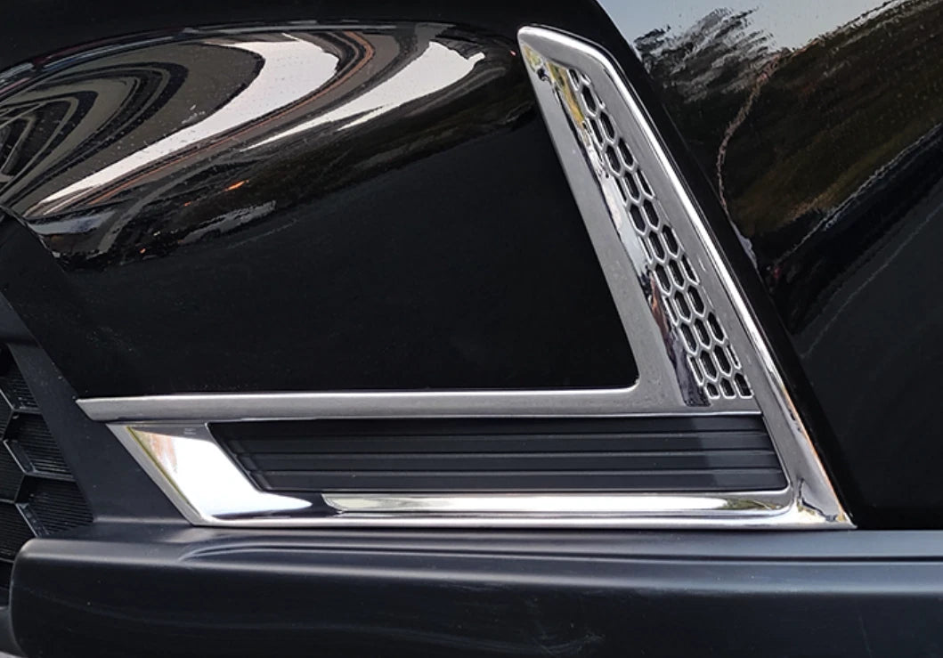 Front Fog Light Lid Lamp Cover Trim for 2023 Honda CR-V 2 x ABS Chrome