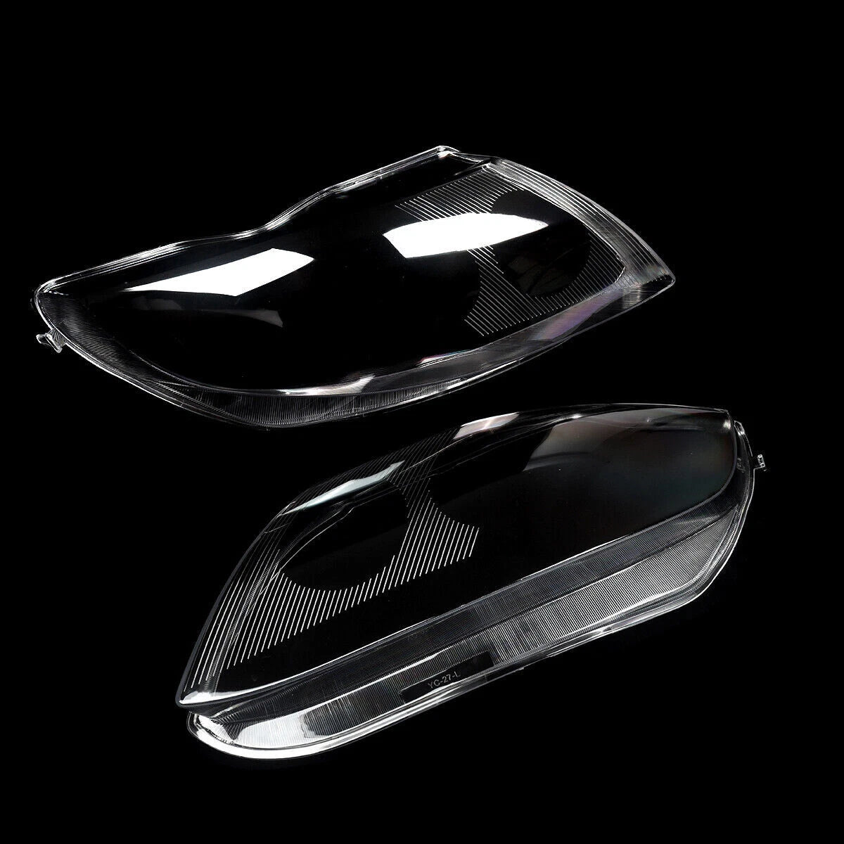 2 x Headlight Covers for BMW Z4 E85 (2003-2008) - Clear Headlamp Lens