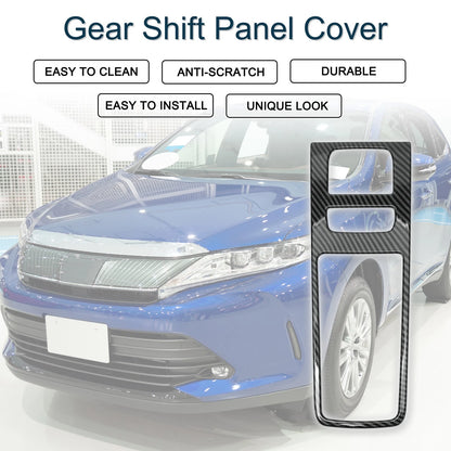 Carbon Fiber Gear Shift Panel Cover for Toyota Harrier 80 Series (1997-2003)