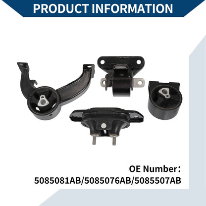 Trans Mount Set 2.4L for Dodge Avenger (2008 - 2014) 1 Set