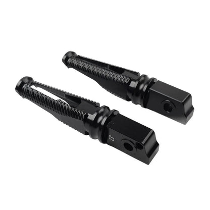 Black Passenger Rear Foot Pegs for Aprilia GPR125 GPR150 (2015-2023)