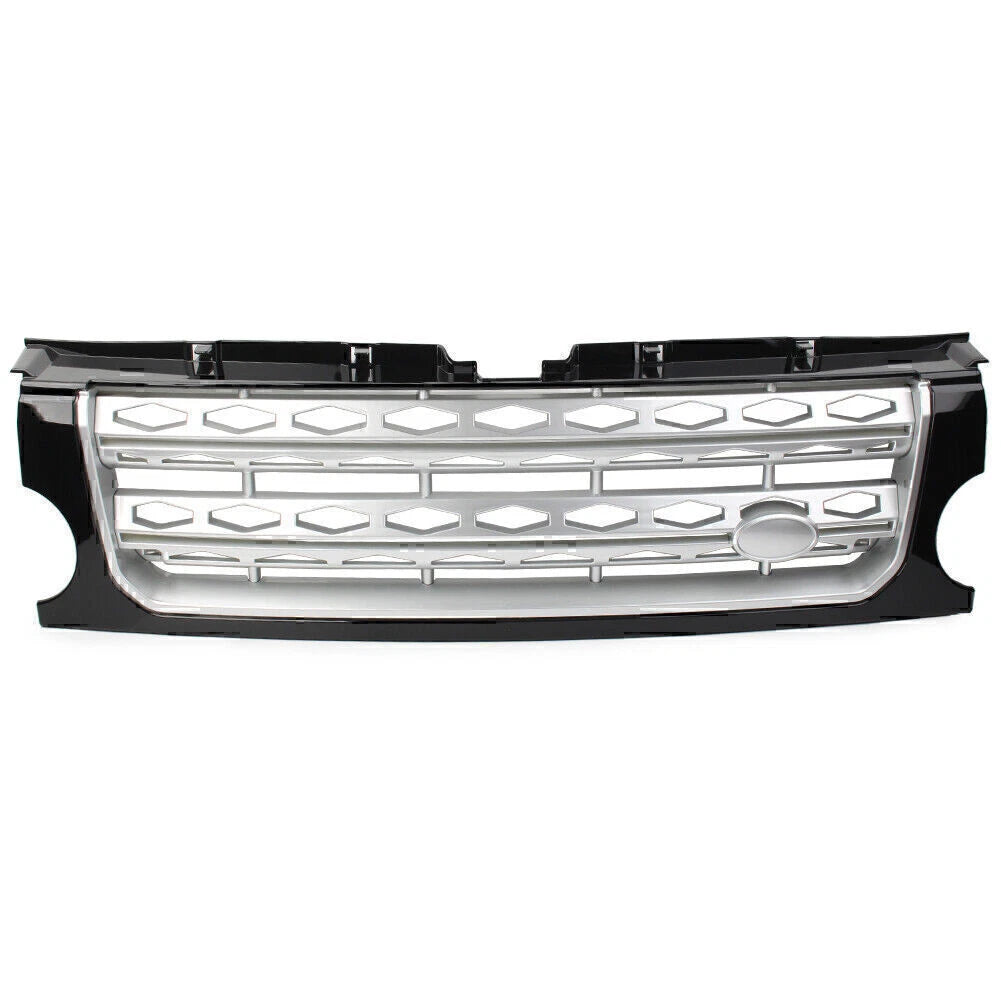 ABS Silver Front Grille Bumper Mesh for Land Rover Discovery LR3 (2005-2009)