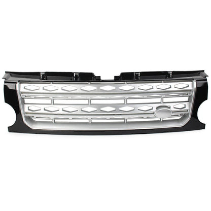 ABS Silver Front Grille Bumper Mesh for Land Rover Discovery LR3 (2005-2009)
