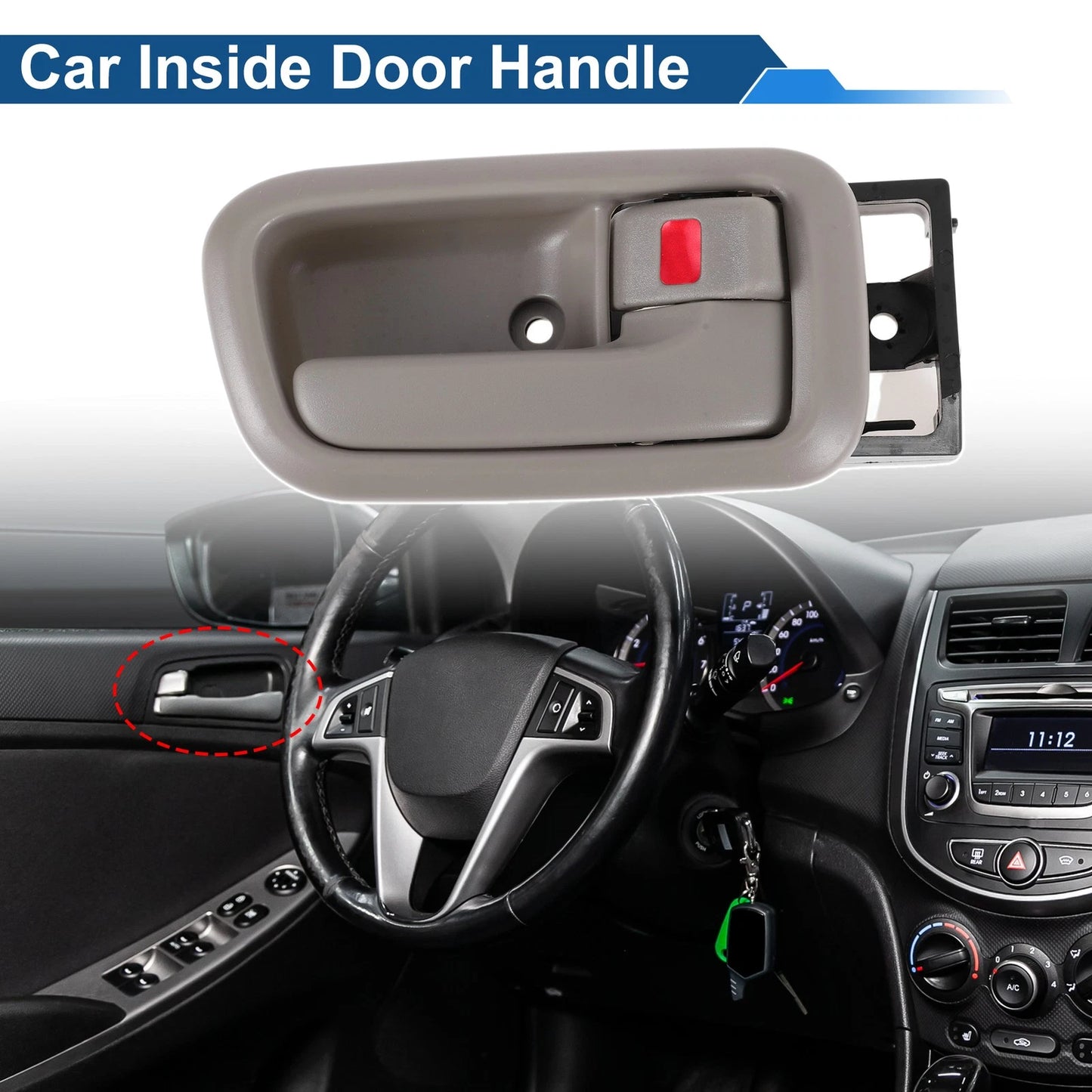 Door Handle Front Driver Side for Toyota Tundra (2000–2006)
