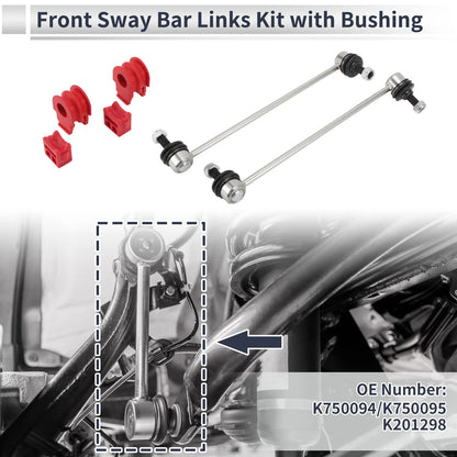 Front Stabilizer Bar Links & Bushings for Nissan Rogue (2008-2013)