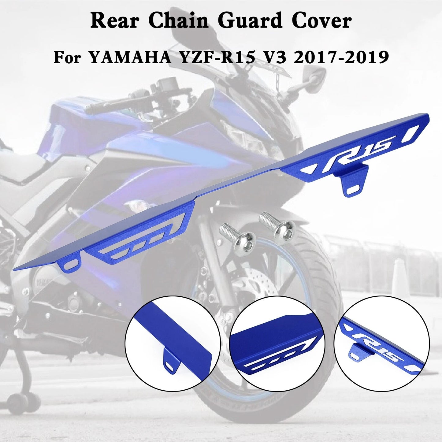 Rear Sprocket Chain Guard Cover for Yamaha YZF R15 (2017-2019)