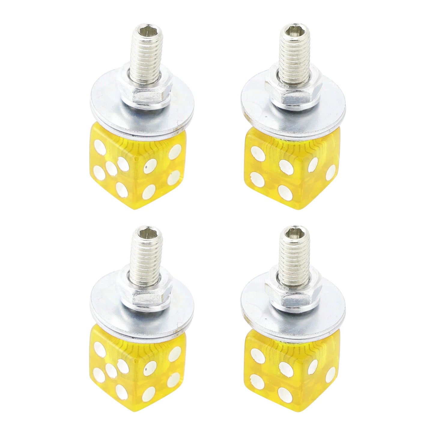 4 x License Plate Bolts for Chopper Motorcycle