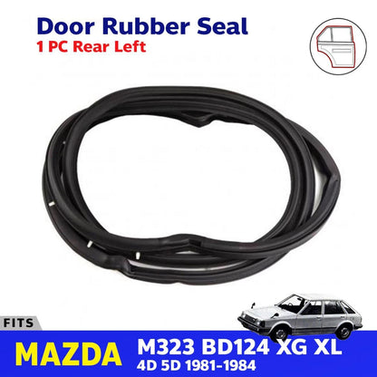 Door Rubber Seal Trim Weatherstrip RL Fits MAZDA M323 XG XL 4D 5D 1981-84 D08