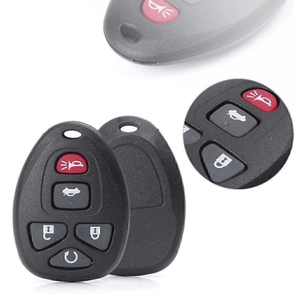 5-Button Key Fob Shell Cover for Buick Lucerne (2006-2012)