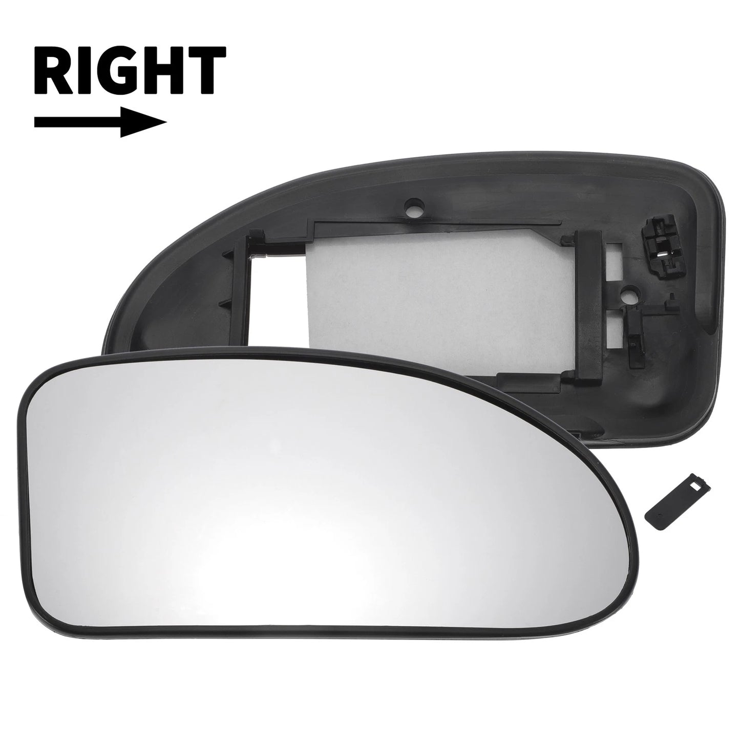 Right Side White Mirror Glass for Ford Focus (1998-2004)