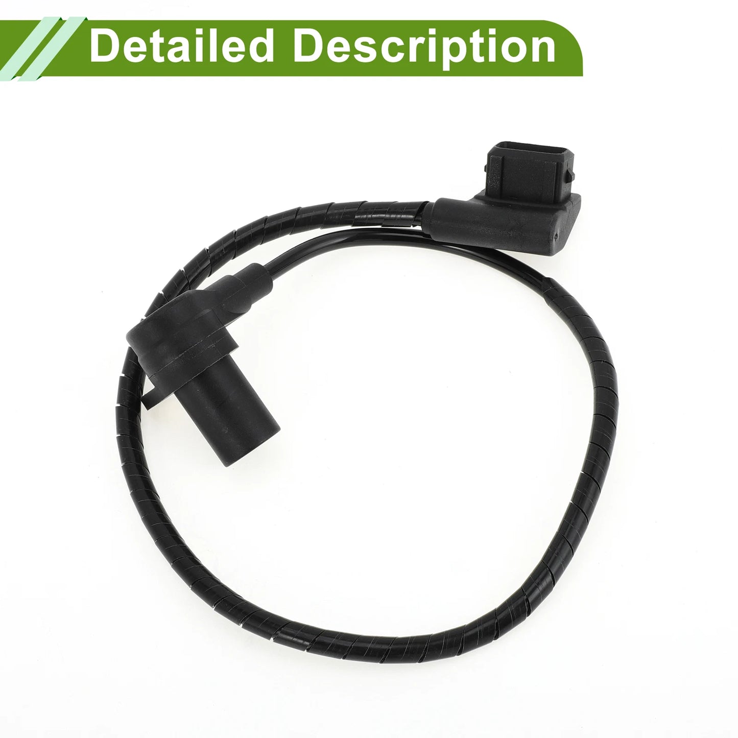 Crankshaft Position Sensor for BMW 735i Base (1988-1992) 1 x Black