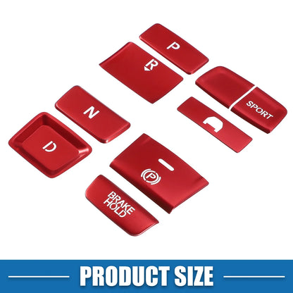 9pcs Gear Shift Panel Switch Button Cover Trim for Honda Accord (2018-2022)