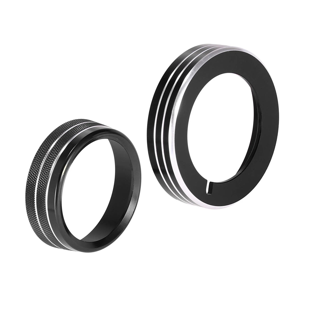 3 x Aluminum Alloy Headlight Volume Tune Knob Covers for Ford Mustang