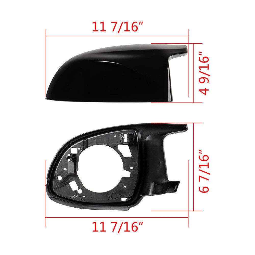 Wing Mirror Cover Caps & Support Ring Frames for BMW X3 G01, X5 G05 (2018-2023)