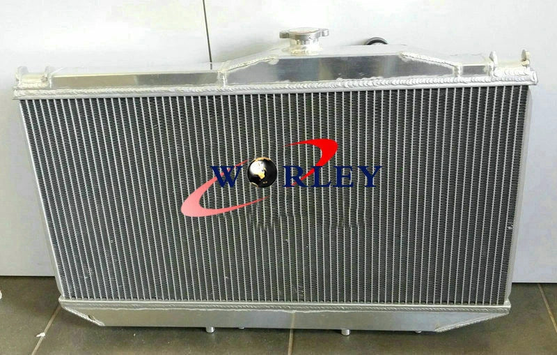 Aluminum Radiator + Fan for Toyota Camry SV20 SV21 SV22 1.8L 2.0L (87-92)