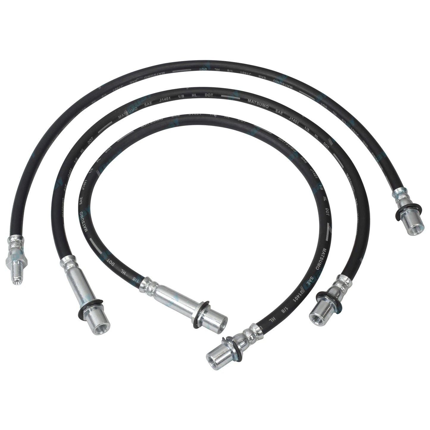 Extended Brake Line Hose Kit for Toyota Hilux LN106 LN46 LN60 LN65 RN105 YN65 YN67 (1984-2005)