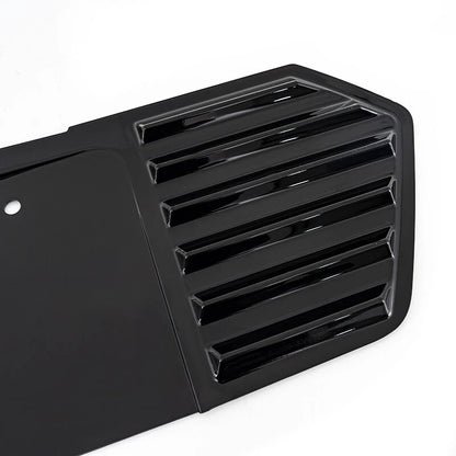 Glossy Black ABS Plastic Rear License Plate Frame Trim for Corvette C8 (2020-2023)