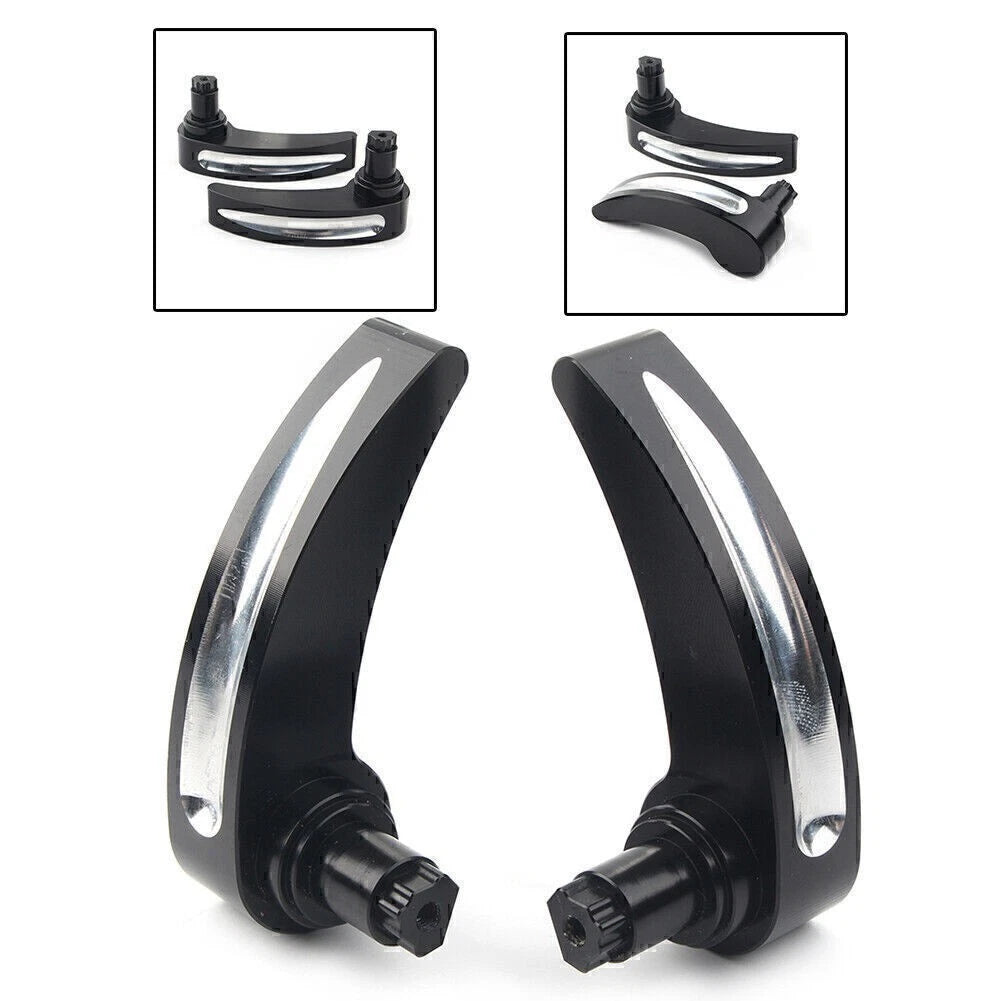 CNC Cut Saddlebag Lid Lifter for Harley Touring Road King (2014-2018) Black