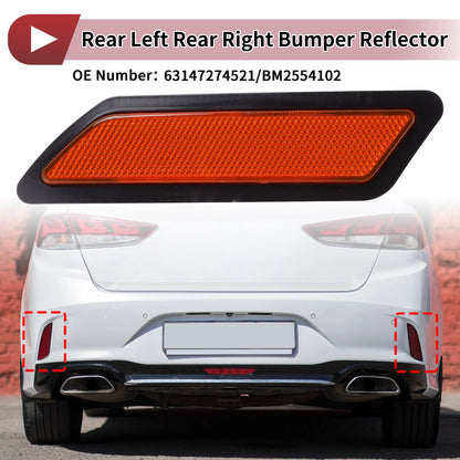 Driver Side Bumper Reflector for BMW 320i (2013-2015)